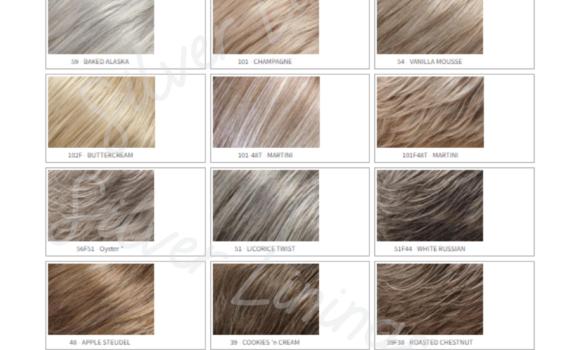 Silver Grey Wig Color Codes