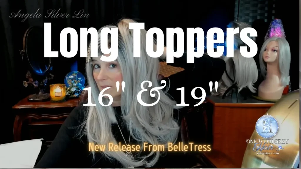 Belle Tress Long 16" Topper in color chrome