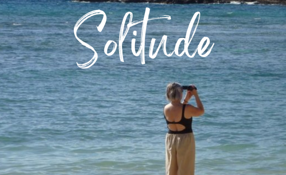 Woman on a hawaii beach